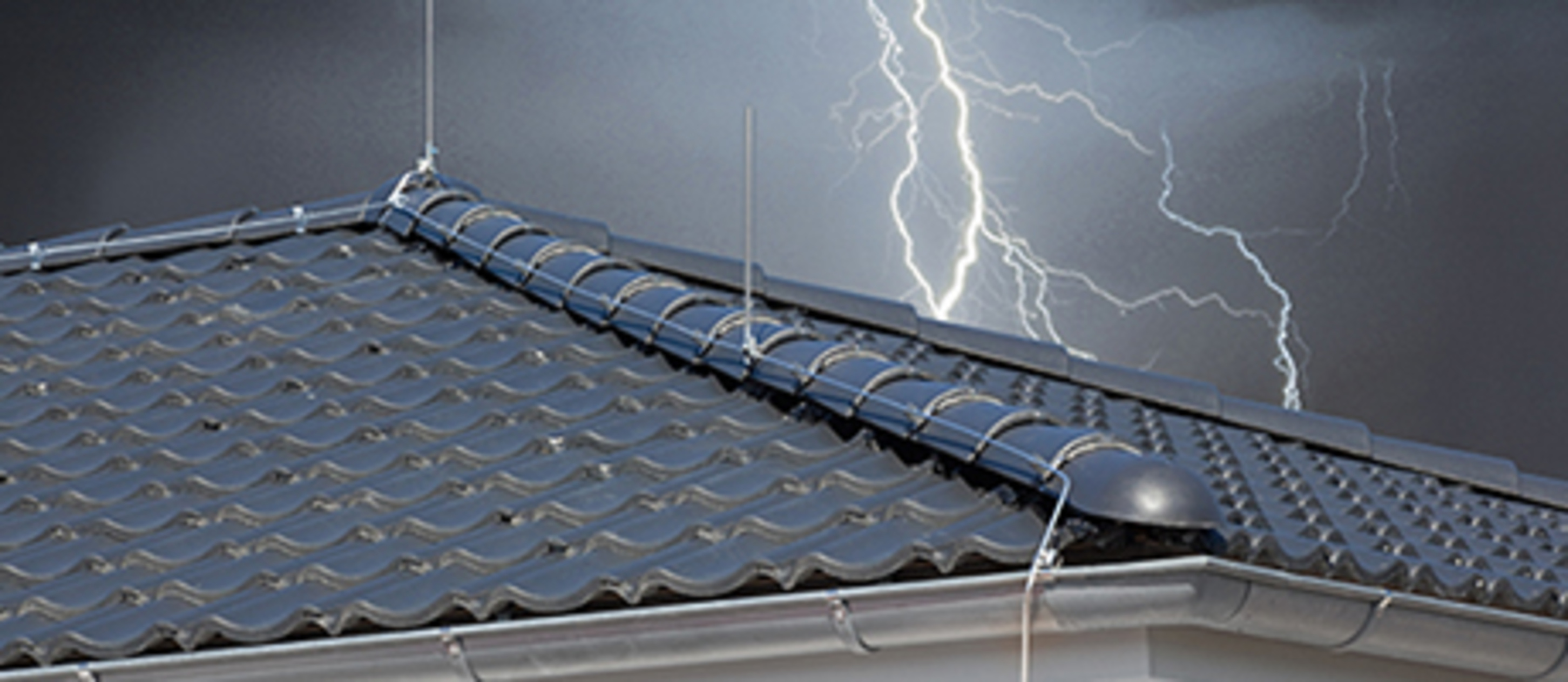 Äußerer Blitzschutz bei Elektrotechnik Dirk Sebastian in Schönwölkau